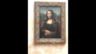 Mona Lisa at Louvre Museum PARIS FRANCE 18 May 2018 [upl. by Brynne]