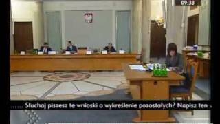 Mirosław Sekuła quotczyści swoichquot w komisji hazardowej [upl. by Ycram]