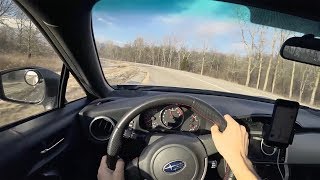 The BRZ gets a FT86 Catted UEL Header amp OFT Tune  POV Driving Impressions Binaural Audio [upl. by Arbe540]