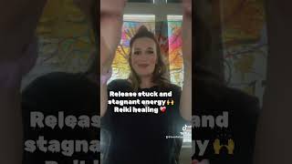 Release stuck and stagnant energy 🙌 Reiki healing ❤️‍🩹 reiki asmr heal stress stressrelief [upl. by Mastat]