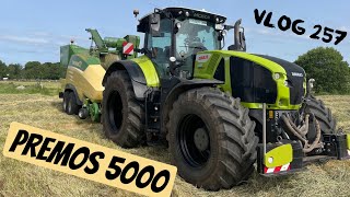 Farmvlog 257  Die Krone Premos kommt zum Pelletieren [upl. by Euqinimod]