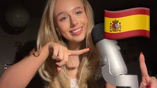 ASMR en español 🇪🇸 my favorite trigger words in spanish pt 2 [upl. by Enom]