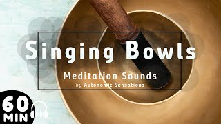 60 Minuten Meditatie Singing Bowls 🎵 Ontspanning Rustgevende Sound klankschaal Muziek [upl. by Enylodnewg]