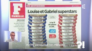 Petite sociologie des prénoms cadire 03112017 [upl. by Ania]