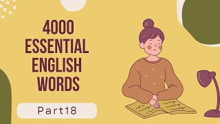 4000 essential English words book1 part 18✨ [upl. by Adnelg]