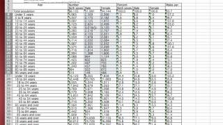 How to Make a Population Pyramid in Microsoft Excel [upl. by Enamrej]