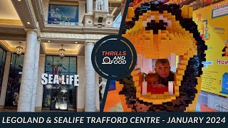 Legoland and Sealife Trafford Centre Manchester Vlog  January 2024 [upl. by Nawak]