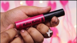 Nykaa Molten matte Lipstick Shade Phebe hand Swatch [upl. by Carol]