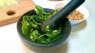 Easy Pesto Recipe  How to Make Fresh Basil Pesto [upl. by Attirehs]