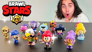 ABRINDO CAIXAS ATÉ COMPLETAR A COLEÇÃO DE MINI FIGURAS DE BRAWL STARS [upl. by Rafaelia]