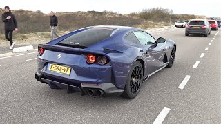 Ferrari 812 Superfast with Novitec Straight Pipes Exhaust Revs amp Accelerations [upl. by Leirea271]