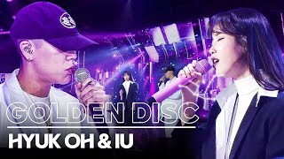 IU amp HYUK OH Performance at Golden Disc 2018🎤 [upl. by Atcele]