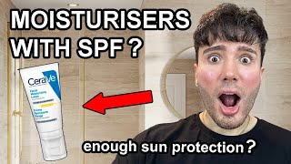 Is a MOISTURISER with SPF the same as SUNSCREEN [upl. by Yreneh]