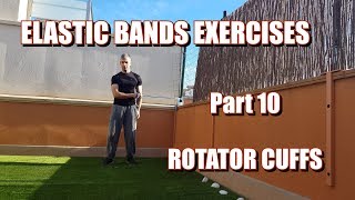 100 RESISTANCE BANDS EXERCISES  PART 10 ROTATOR CUFFS [upl. by Diahann]