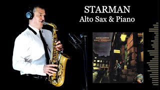 STARMAN  David Bowie  Alto Sax amp Piano  Free score [upl. by Durst]