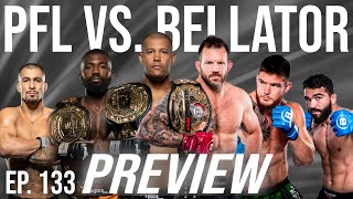 PFL vs Bellator CHAMPS  MAIN CARD PREVIEW amp PREDICTIONS [upl. by Doralynn551]