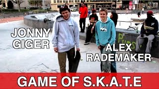 Game Of SKATE  Alexander Rademaker Vs Jonny Giger [upl. by Drol]