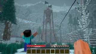 HOW CAN WE ESCAPE FROM THE SIREN HEAD IN MINECRAFT [upl. by Eudo]