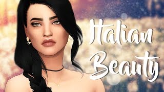 The Sims 4 CAS Italian Beauty  FULL CC LIST amp SIM DOWNLOAD [upl. by Chamberlain287]