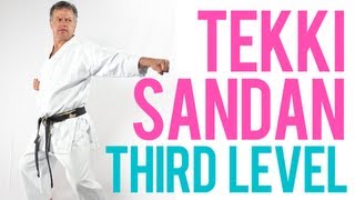 Tekki Sandan  Third Level  Shotokan Kata by Sensei Soon Pretorius Former JKA World Champion [upl. by Itch]