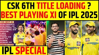 🔴IPL 2025 CSK JITEGA 6TH TITLE AUCTION STRATEGY BEST XI TARGET PLAYERS [upl. by Herahab825]