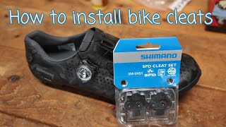 HowTo Install Cleats on Cycling Shoes The RIGHT WAY  Clipless Pedal DIY for Shimano SPD and More [upl. by Ahsuatal108]