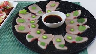 Sashimi de Hamachi  El Rey del Callo [upl. by Stein]