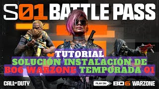 Solución de instalación en BO6 Warzone temporada 01 [upl. by Vasta]