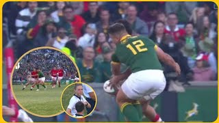 ‘Ridiculous’ – Springboks fans fume after Andre Esterhuizen sees red for ‘completely legal’ tackle [upl. by Ynittirb]