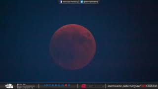 Totale Mondfinsternis 2018  Livestream im Zeitraffer [upl. by Hessney]