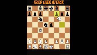 Fried liver attack shorts chess chessopenings [upl. by Hnaht]