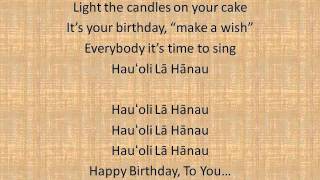 Hauʻoli Lā HānauDedication Songwmv [upl. by Hunsinger]