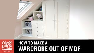 How to Make a Fitted Wardrobe out of MDF [upl. by Cassey435]