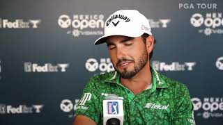 Abraham Ancer Sunday Interview English amp Spanish 2022 Mexico Open at Vidanta [upl. by Loredana]