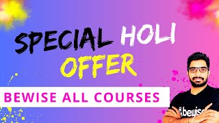 Special Holi Discount Offer on BeWise Online Courses for NEET 2024 Exam  Sunil Sir [upl. by Millford]