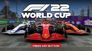 PLAYING A NEW FORMULA 1 WORLD CUP 2022 GAME [upl. by Cerell454]