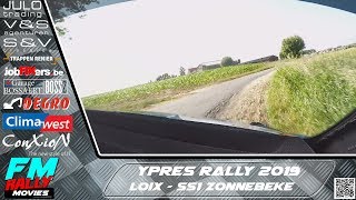 Ypres rally 2019  ONBOARD  Loix  KP1 Zonnebeke HD [upl. by Nirmak913]