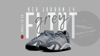 FLINT GREY 2024 Air Jordan 14 Retro DETAILED LOOK AND RELEASE DATE INFORMATION [upl. by Aseyt]