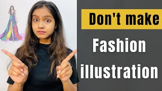 Fashion illustration for beginners Fashion Illustration Tips ✖️ [upl. by Hillell]