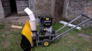 homemade snowblower  turbina da neve fai da te parte 1 [upl. by Eveline]