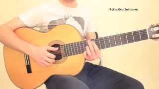 Killer Riff Malaguena Classical Guitar Lesson One String Riff [upl. by Alf]