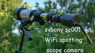 SC001 Wifi Spotting Scope Camera 1080P 2MP [upl. by Nairrad]