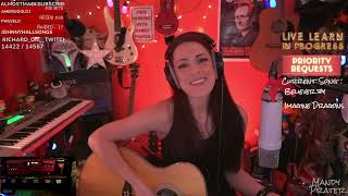 LIVE LEARN quotBelieverquot Imagine Dragons live loops and harmonies  Mandy Prater [upl. by Reta559]