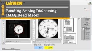 LabVIEW example Reading Analog Dials using IMAQ Read Meter [upl. by Yvaht785]