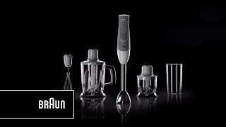 Braun Multiquick 5 Hand blender MQ 545 Aperitive  Lighter Handier Easier  Introduction [upl. by Borden455]