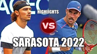 Steve Johnson vs Andrea Collarini SARASOTA 2022 Highlights [upl. by Lancelot]