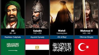 100 Greatest Muslim Generals in History [upl. by Aifas]