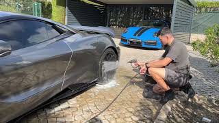 Mclaren 765lt Wheel Cleaning [upl. by Dewhirst]