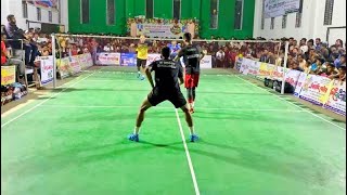 মাথা নষ্ট খেলা এনাম ভাইনাঈম বনাম নিশাননাজমুল  Semifinal Match  BD Badminton Highlights Match [upl. by Asenad]