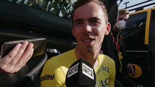 Christophe Laporte  Interview à larrivée  ParisNice 2022  Etape 4 [upl. by Ayojal]